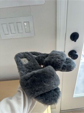 UGG Fluff Genuine sheep fur Slippers